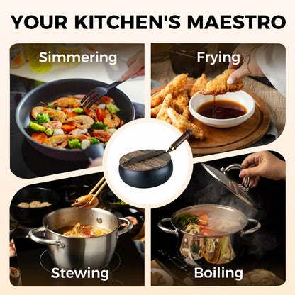 🔥Hot Sale 50% OFF🔥Artisan Unenameled Cast Iron Casserole