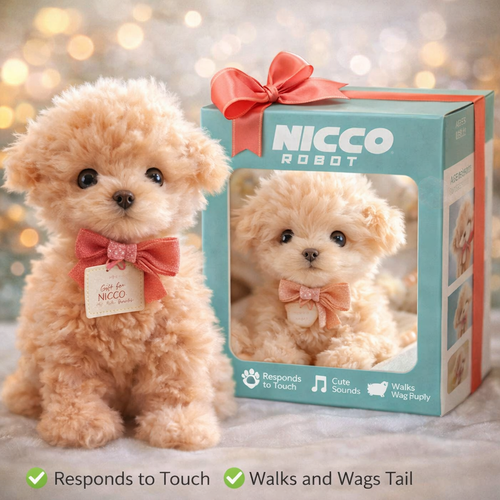 PupTales™ Electronic Plush Puppy Interactive Toys | Walks, Barks, Shake Tail
