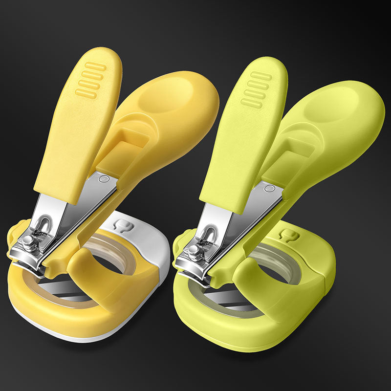 Baby Nail Clipper Set with LED Light & Magnifier