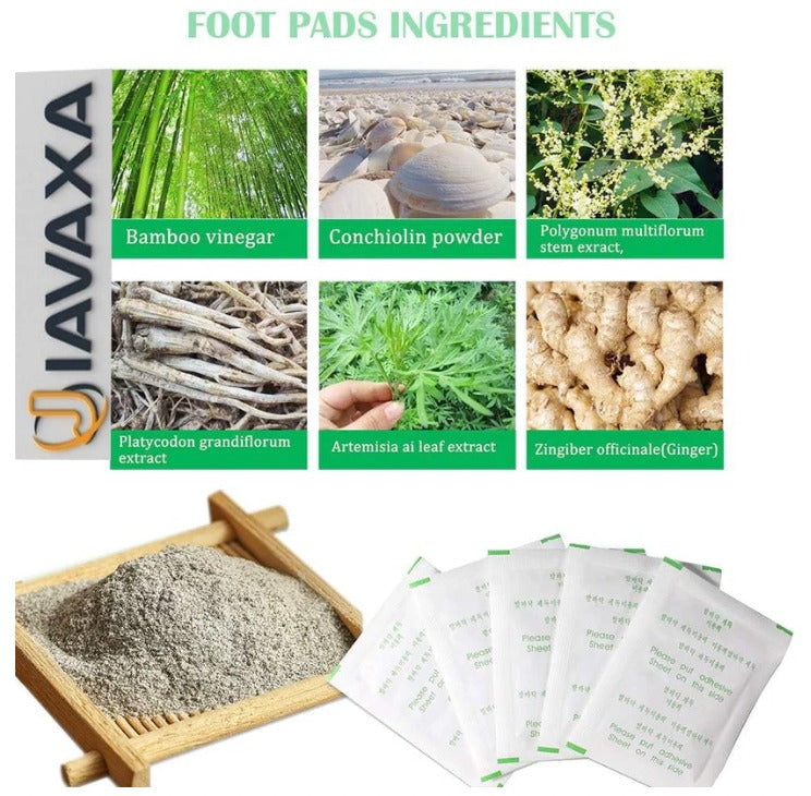 100% Merbal & Gentle Ingredient Detox Foot Patch RG (1 BOX = 20 PATCHES-BUY 1 GET 3 FREE)