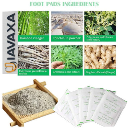 100% Merbal & Gentle Ingredient Detox Foot Patch RG (1 BOX = 20 PATCHES-BUY 1 GET 3 FREE)